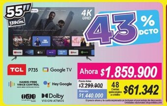 Alkomprar TCL TV 55" oferta