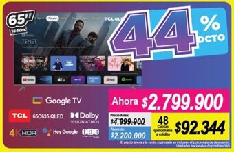 Alkomprar TCL TV 65" oferta