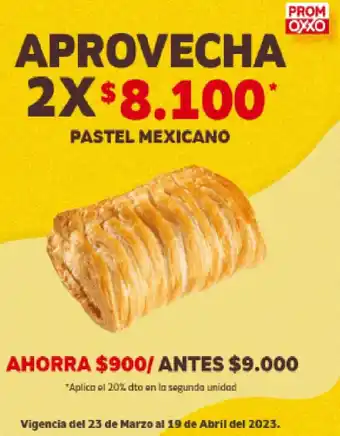 Oxxo Pastel Mexicano oferta