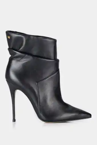 Vélez Botines viana de cuero para mujer efecto doblez oferta