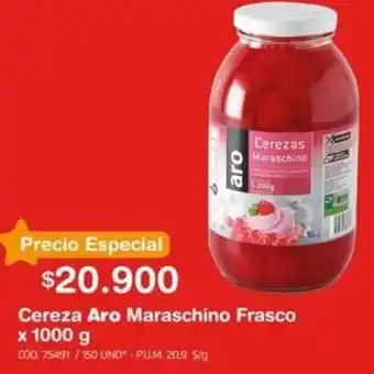 Makro Cereza Aro Maraschino Frasco 1000g oferta