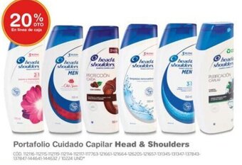 Makro Portafolio Cuidado Capilar Head & Shoulders oferta