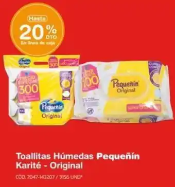 Makro Toallitas Húmedas Pequeñin Karité - Original oferta
