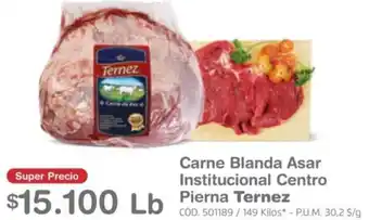 Makro Pierna Ternez Carne Blanca Asar Institucional Centro oferta