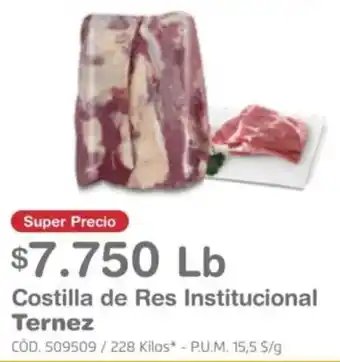 Makro Costella de Res Institucional Ternez oferta