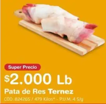 Makro Pata de Res Ternez oferta