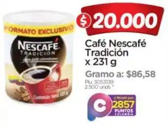 Surtimax Café Nescafé Tradición 231g oferta