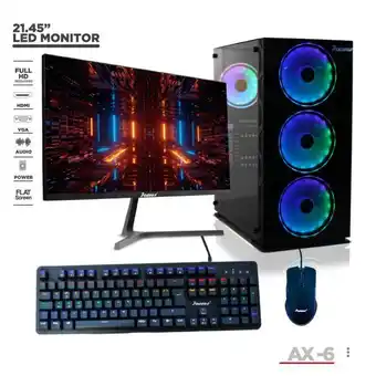 Olímpica Computador gamer janus monitor 22 pulgadas amd ryzen 5 5600g ssd 512 gb ram 8 gb 121220 oferta