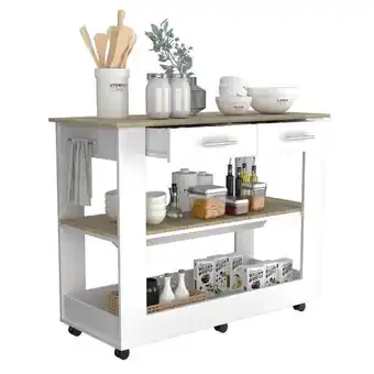 Olímpica Isla de cocina cala 46 rta blanco + duna oferta