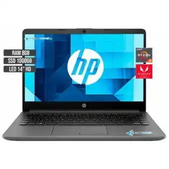 Linio Computador portatil hp amd ryzen 5 5500u hdd 1tb  ram 8gb 14hd oferta