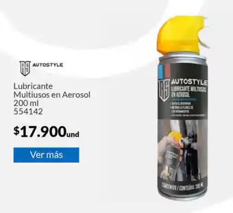 Autostyle Lubricante Multiusos en Aerosol 200ml 554142