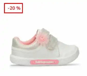 Bata Tenis Casuales Blanco-Plata Bubblegummers Nucita Niña oferta