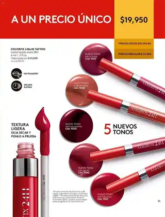 Ésika Colorfix Liquid Tattoo 6ml / .2 oz oferta