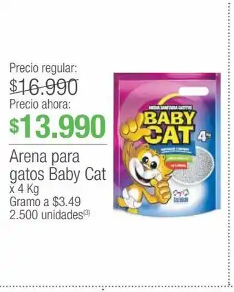 Jumbo Arena para gatos baby cat x 4 kg oferta