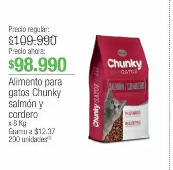 Jumbo Alimento para gatos chunky salmón y cordero x 8 kg oferta