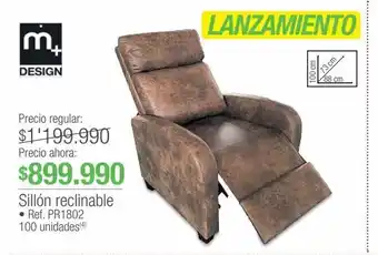 Jumbo Sillón reclinable • ref. pr1802 oferta