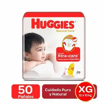 Superdroguería Olímpica Pañales huggies natural care xg x50 unds oferta