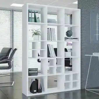 Muebles Jamar Biblioteca amsterdam blanco 116x177x36 oferta