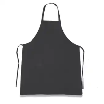 Makro Delantal aro dril unicolor negro talla u oferta