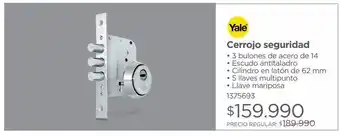 Easy Cerrojo seguridad yale oferta