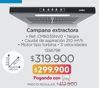 Easy Campana extractora oferta