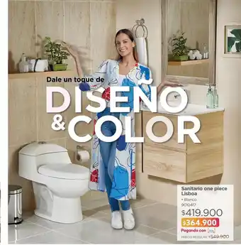 Easy Sanitario one piece vessanti lisboa bl oferta