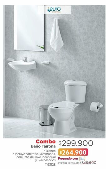 Easy Combo sanitario tairona blanco oferta