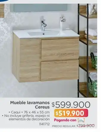 Easy Mueble lavamanos cereus oferta