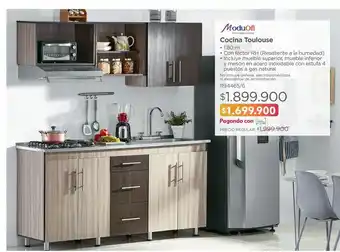 Easy Cocina toulouse izq 1.80m m/guinov oferta