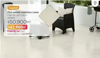 Easy Pi-pa ceramico 50x50 laser 2.51m2 oferta