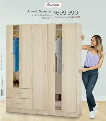 Easy Armario 5 puertas oferta