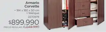 Easy Closet corvette 184x180x50 wengue oferta