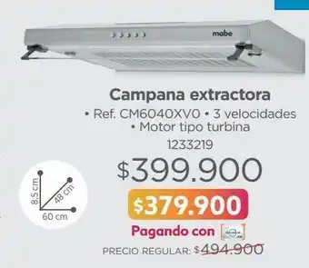 Easy Campana extractora oferta