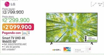 Jumbo Smart tv lg oferta