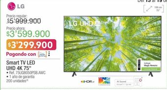 Jumbo Smart tv lg oferta
