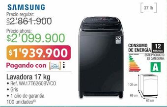 Jumbo Lavadora samsung 17kg oferta