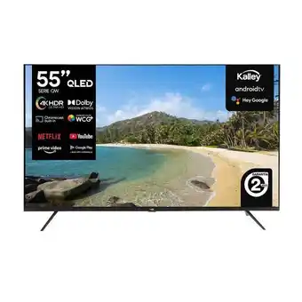 Kalley Tv kalley 55 pulgadas 139 cm k-atv55uhdqw 4k-uhd qled smart tv android oferta