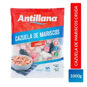 Merqueo Cazuela de mariscos cruda antillana oferta