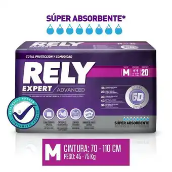 Superdroguería Olímpica Pañal adult rely advanced m x20 un oferta