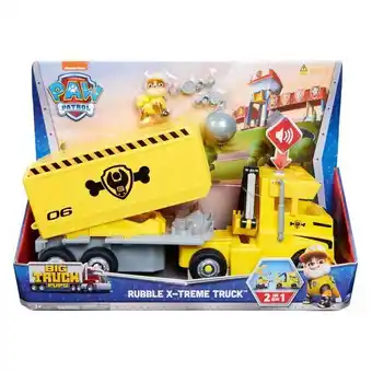 Alkosto Carro de juguete paw patrol big trucks mega camión rubble oferta