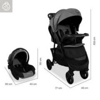Falabella Coche para bebe tipo moises + portabebe sienna modelo 2022 oferta
