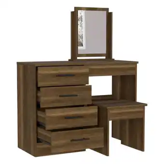 FUN Fábricas Unidas Mueble tocador kaia rta caramelo + wengue oferta