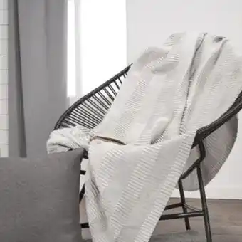 Brissa Manta drapeada gris claro 120 x 170 cm oferta