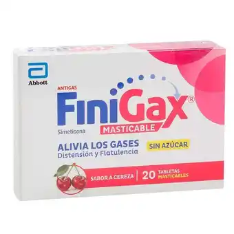 Droguerías Colsubsidio Finigax tableta masticable sabor cereza oferta
