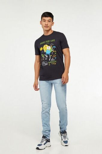 Koaj Camiseta manga corta, estampado de hora de aventura. oferta