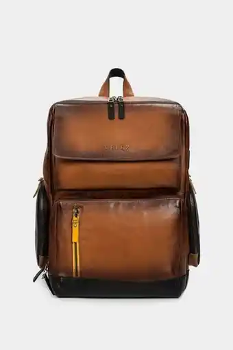 Vélez Morral imperial de cuero para hombre bolsillo frontal miel oferta
