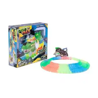 Alkosto Pista de carros flexible light trax 180 piezas con carro happy line oferta