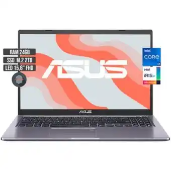 Linio Portatil asus intel i7-1165g7 ssd 2tb ram 24gb intel® iris fhd 15.6 oferta