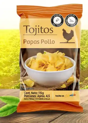 Ara Papas Lisas Tojitos Pollo x 115g oferta