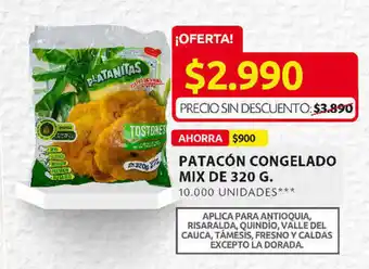 Ara Patacón Congelado Mix de 320g oferta